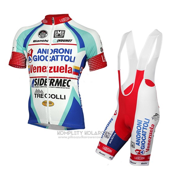 2014 Odziez Rowerowa Androni Giocattoli Bialy Krotkie Rekawy i Rowerowe Szelkach